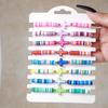 Bohemian Style Colorful Cross Bracelet Vintage & Bohemian, Multi-Layered Stackable Bracelets, Fashionable for Men & Women