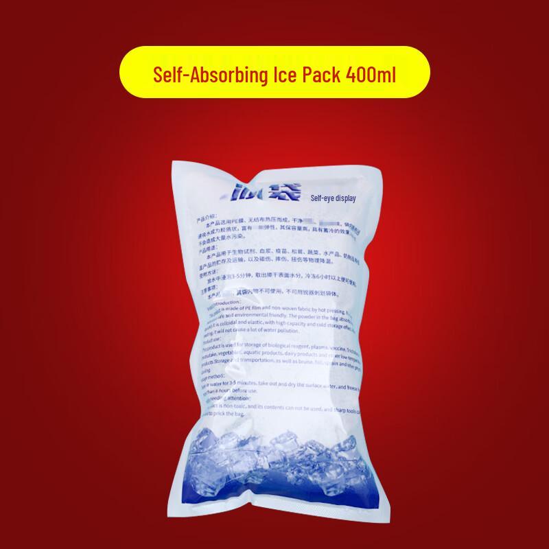 Disposable Aluminum Foil Insulated Bags & Self-Absorbing Ice Packs