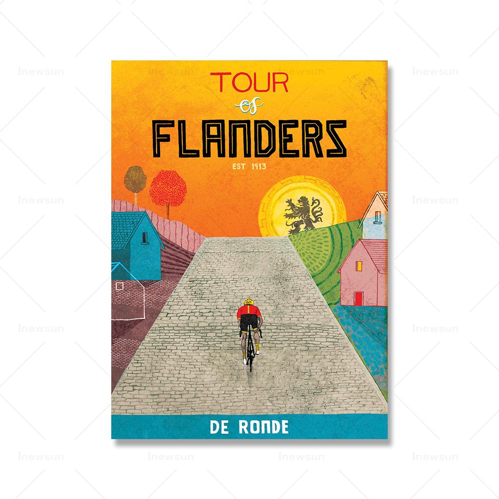 

Плакаты велогонок Классические велотуристические памятники Парижские картины на холсте Картины на стену с изображением велосипеда для украшения дома 40x50cm No Framed