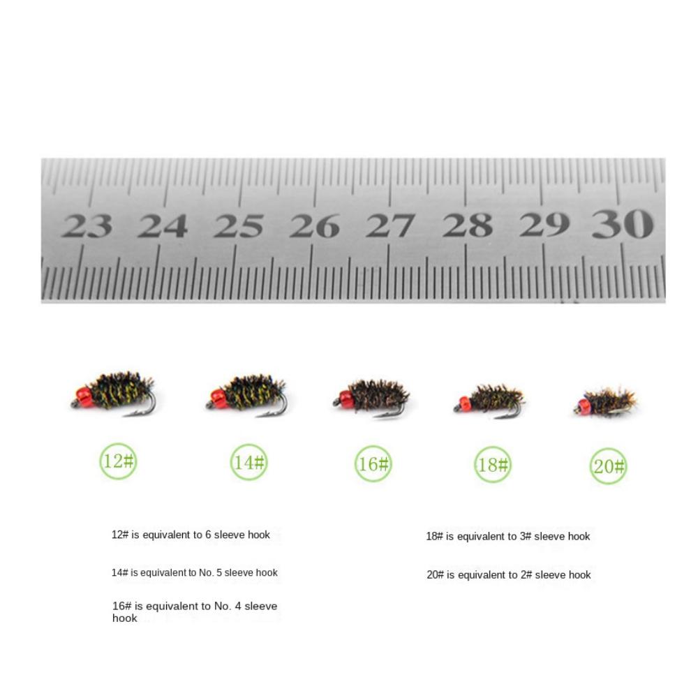 10PCS Flies Tackle Bionic Fly Fishing Bait Spinner Swim Baits Flies Fly Fishing
