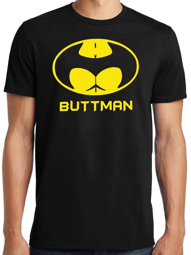 Big Guys Rule Funny Big and Tall King Size Buttman Parody unisex T-Shirt L