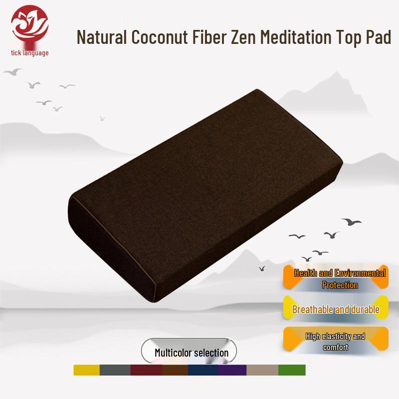 Zen Meditation Cushion and Mat for Home and Prayer Sessions 45*23cm Inclined Top Cushion