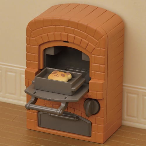 Sylvanian Families Shop Furniture Set [Brown Oven! First Bakery Set] Mi-88 ST Mark Certified For Ages 3 and Up Toy Dollhouse Sylvanian Families EPOCH