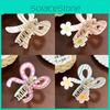 Chic Multicolored Floral Bow Hair Grips Perfect For Summer Fashion Trends In 2024