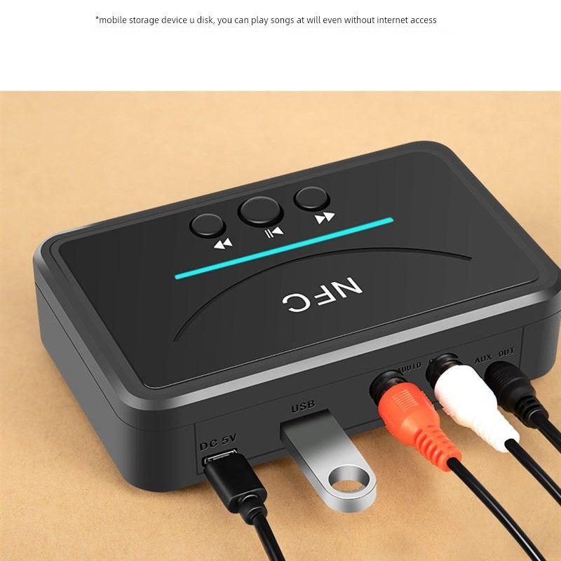 Nfc Bluetooth Receiver 5.0 Bluetooth Adapter 3.5mm Old-Fashioned Audio System To Wireless Bluetooth Audio Receiver