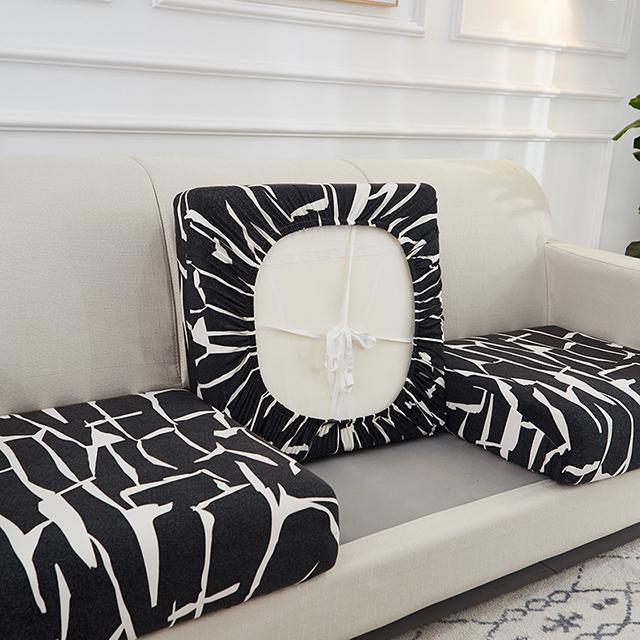 New Stretch Plaid Sofa Seat Cushion Cover Elastic Sofa Covers For Living Room Funda Sofa Slipcover Chair Couch Covers Home Decor