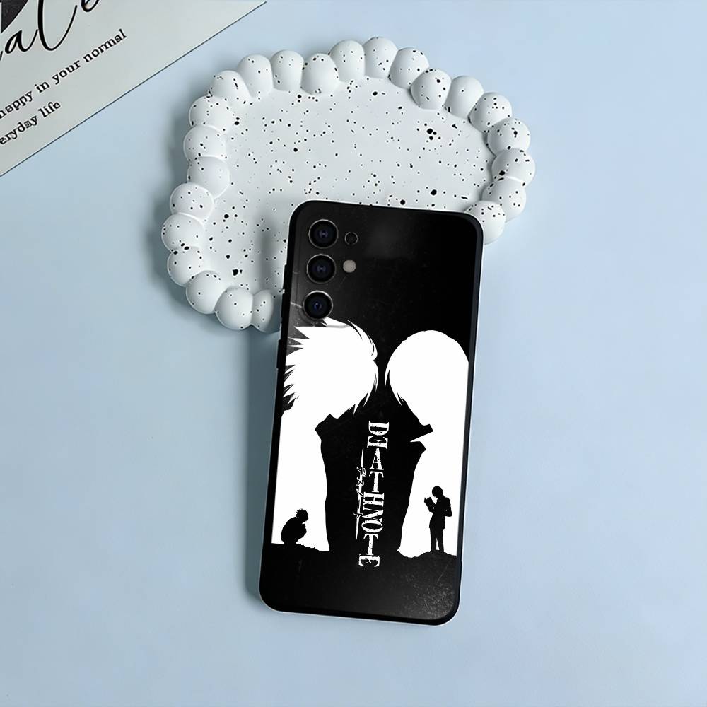 D-Death- Note-  Classic anime Soft Silicone Case for Samsung S25, S24, S21, S22, S23, S30, Ultra, S20, Plus, FE, Lite-Black