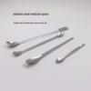 Stainless Steel Square Tail Medicine Spoon