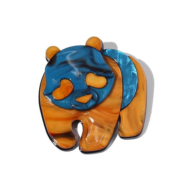 

Новая милая красочная брошь в виде красной панды и аксессуары в виде булавки в виде животного в цвете Core Blue жёлтый