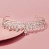 Zircon Crystal Bridal Crown Shiny Princess Tiara Wedding Hair Jewelry  Hair Jewelry Accessories