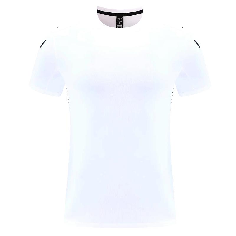 Short-sleeved t-shirt men's summer thin breathable mesh fitness clothes quick-drying high-elastic running top