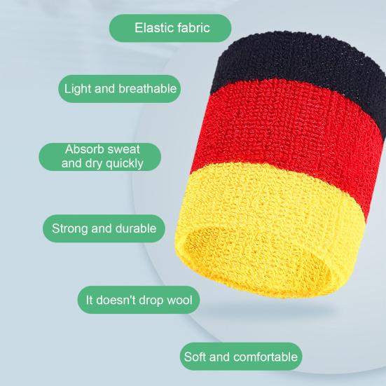 Sportarmband, Regenbogen-gestreifte Schweißbänder, Handgelenkstütze für Männer und Frauen, Fitnessstudio, Sportzubehör, atmungsaktive, elastische Handgelenkstütze