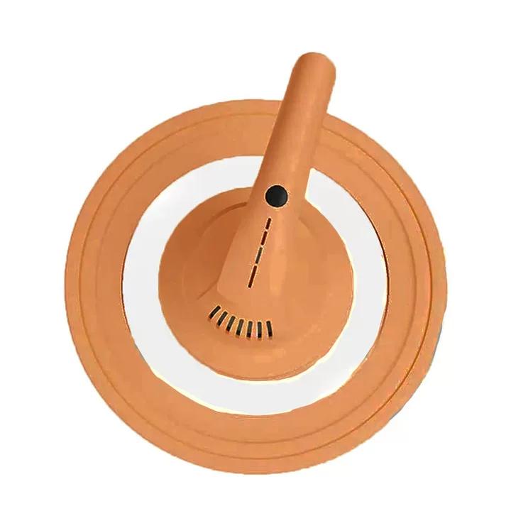 

Heat Resistant Top Blue,Orange,White,Black Pot Lid Cover Food-grade Silicone Reinforced Stainless Rim Snug Fit Design оранжевый