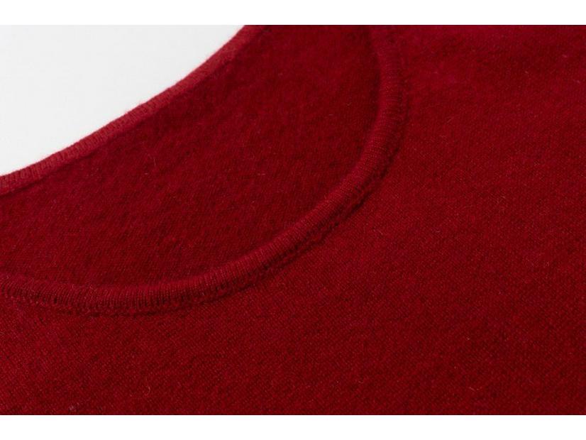 Simple Cashmere U-Neck Sleeveless Knit Camisole - Women's Autumn/Winter Warm Base Layer