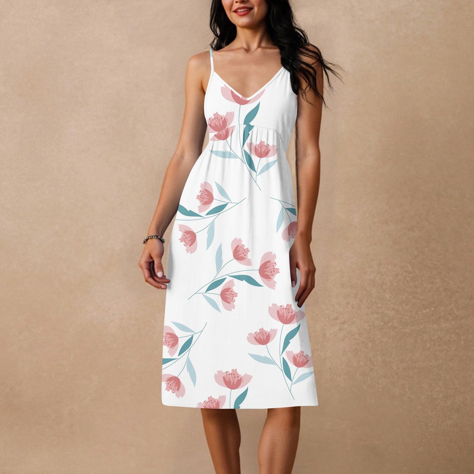 

Жіноча сукня на тонких бретелях, з відкритою спиною, з бантом, вільного крою, повсякденна, пляжна, для відпочинку XL