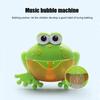 Electric Frog Bubble Machine Toy Music Bathing Partner Parent Child Interactive Toys