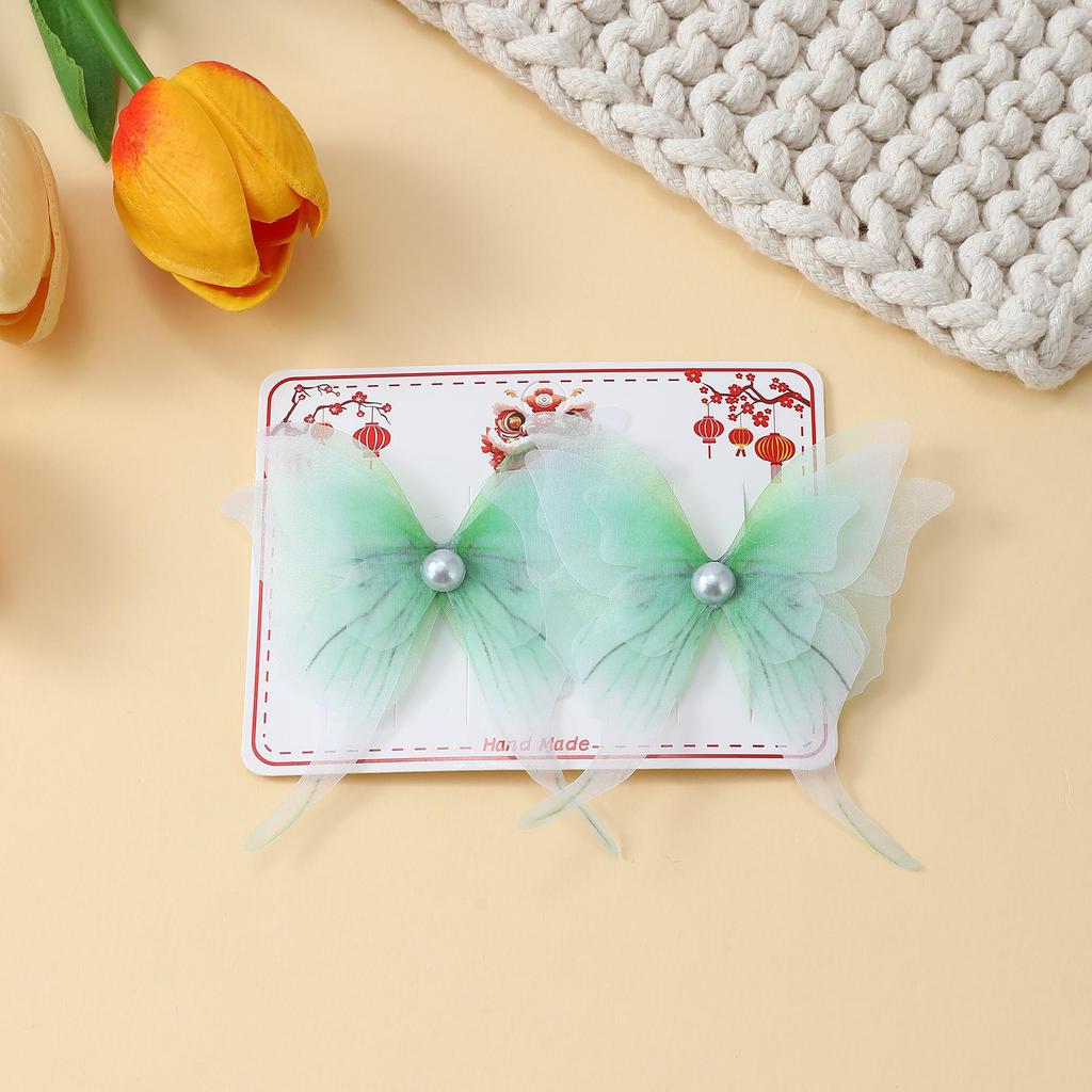 Elegant Butterfly Hair Clip - Exquisite Hanfu Style for Girls
