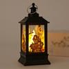 Witch Skull Castle LED Pumpkin Lantern Retro Halloween Wind Lantern  Party Supplies