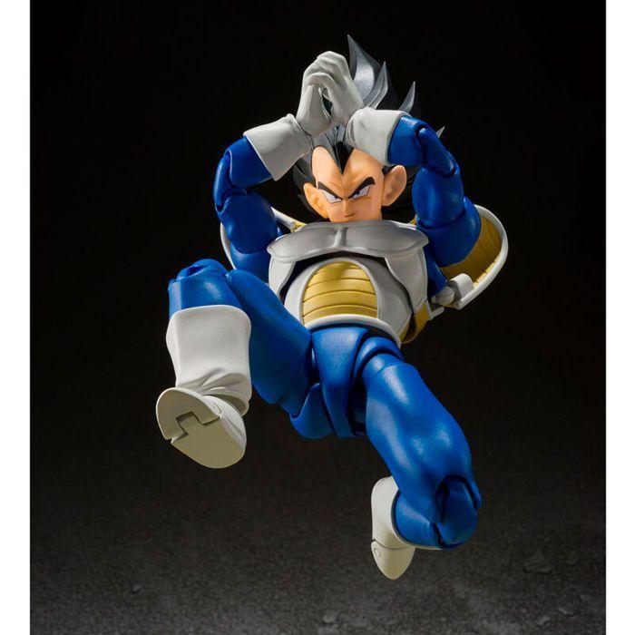 Figurine - TAMASHII NATIONS - Dragon Ball Z Vegeta - 24000 Power Level - 14 cm - 20 points d'articulation