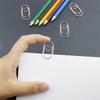 50pcs Cute Heart Shaped Paper Clips Small Colored Paper Clips Office Decoration Paper Clips Colored Paper Clips Rose Golden