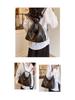 Women's 2025 Spring Retro Tote: Large-Capacity Simple Korean Fashion Shoulder Bag