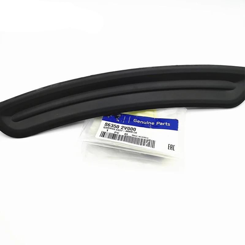 Original  Hood Bonnet Garnish Vent 2pcs Lh+rh For H-yundai Veloster & Turbo 863502v000 863602v000 High Quality