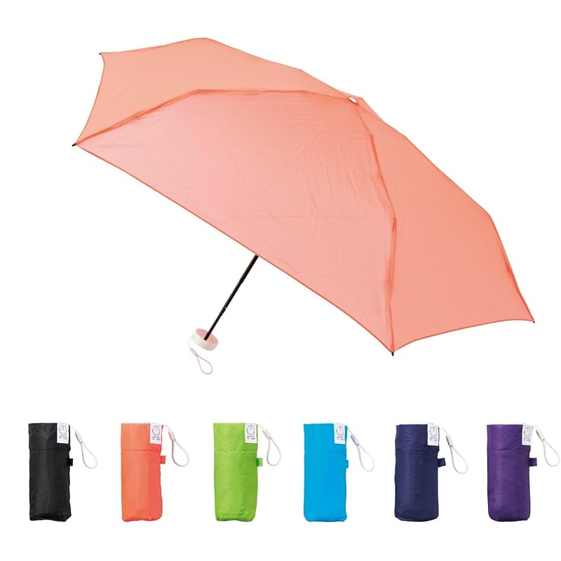 

miracle tech ultra compact lightweight 11.7cm when folded UV cut folding umbrella 50cm 10323 orange Mio Imada ambassador