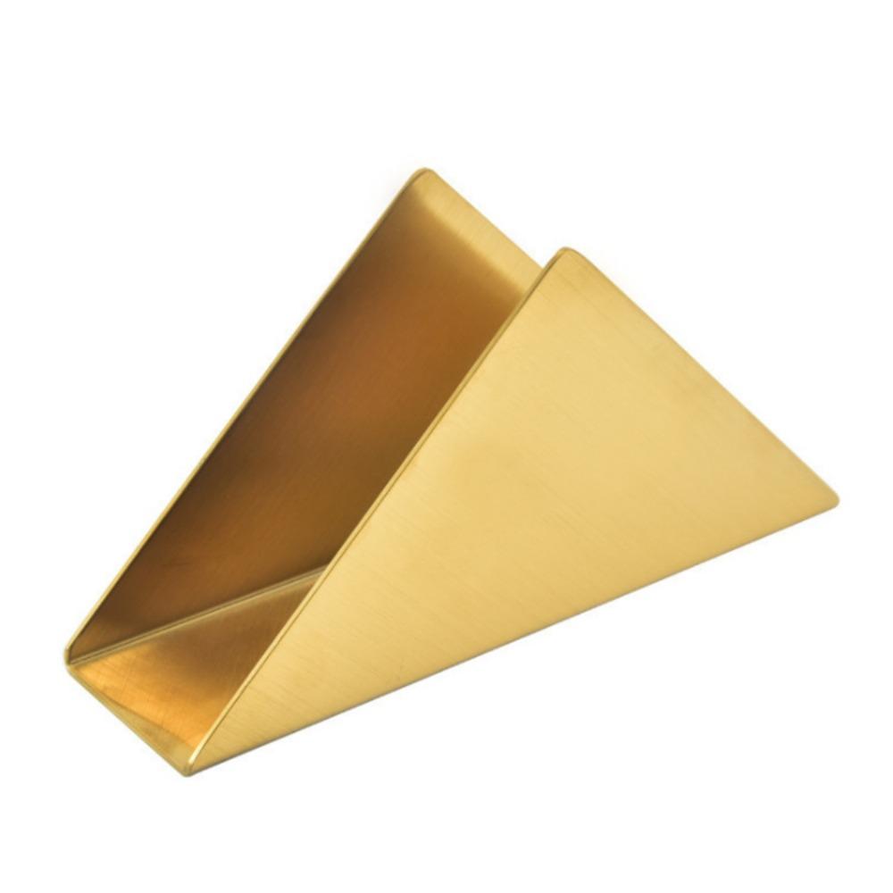 Handicraft Vertical Tissue Holder Durable Storage Tissue Rack Triangle Napkin Holder  Kitchen