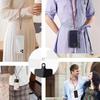 Transparent Matte Flexible Phone Lanyard Card Mobile Phone Universal Tether Tabs Hole Hanging Strap Patches Cord Clips Gasket