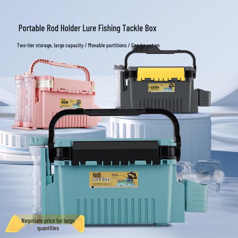 Landa Multifunktionale Sit-on Köderfischerei Tackle Box