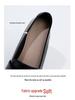 2024 Retro Chunky Heel Loafers: Versatile Square Toe, Medium Heel, Slip-on Leather Shoes for All Seasons