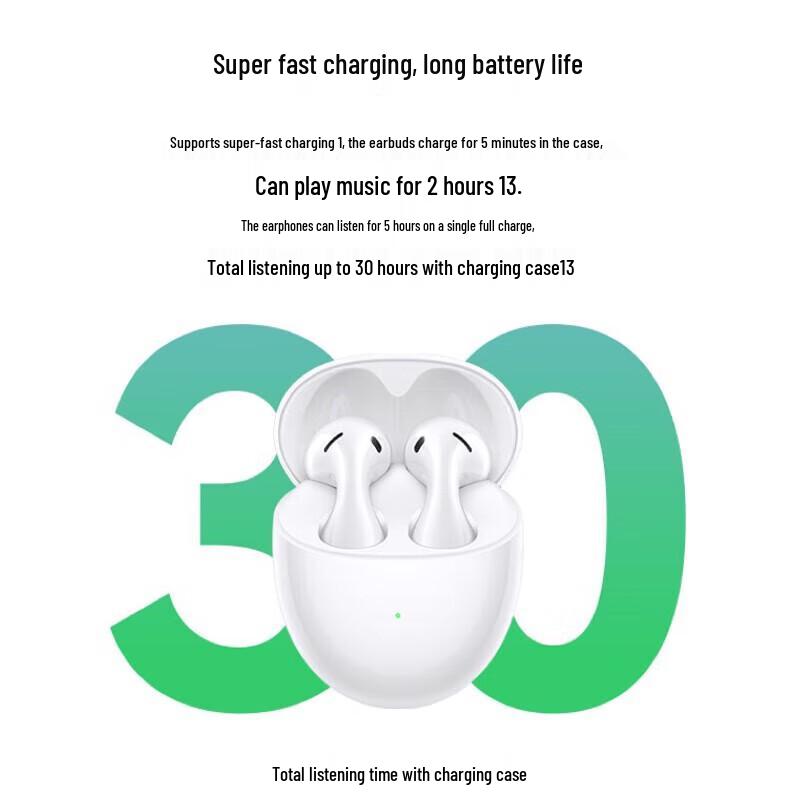 HUAWEI FreeBuds 5 Semi-in-ear Noise-Cancelling Bluetooth Earbuds