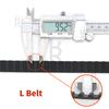 67L to 244L L Timing Belt L Type Timing Pulley Belt Packaging Machine Film Pulling L Rubber Belt CNC Industrial Machinery L Belt
