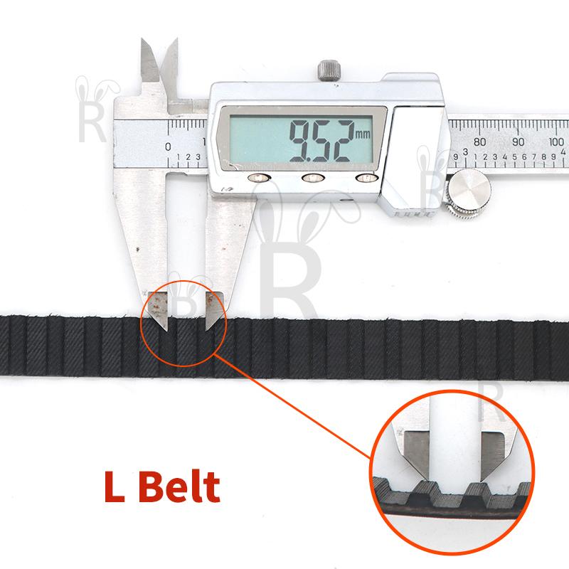 67L to 244L L Timing Belt L Type Timing Pulley Belt Packaging Machine Film Pulling L Rubber Belt CNC Industrial Machinery L Belt