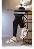 Men's Casual White Round Toe Low-Top Lightweight Sneakers for Spring and Autumn