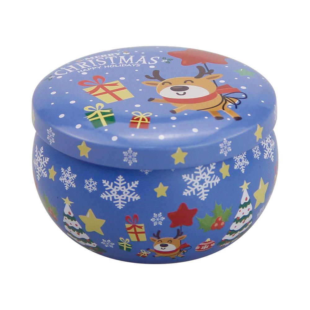2.2 Oz Tea Pear Paste Candy Tin Gift Box with Candle Can Storage