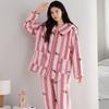 Pajamas Women'S Winter Coral Fleece Thickened Fleece Warm Homewear Autumn And Winter Suit