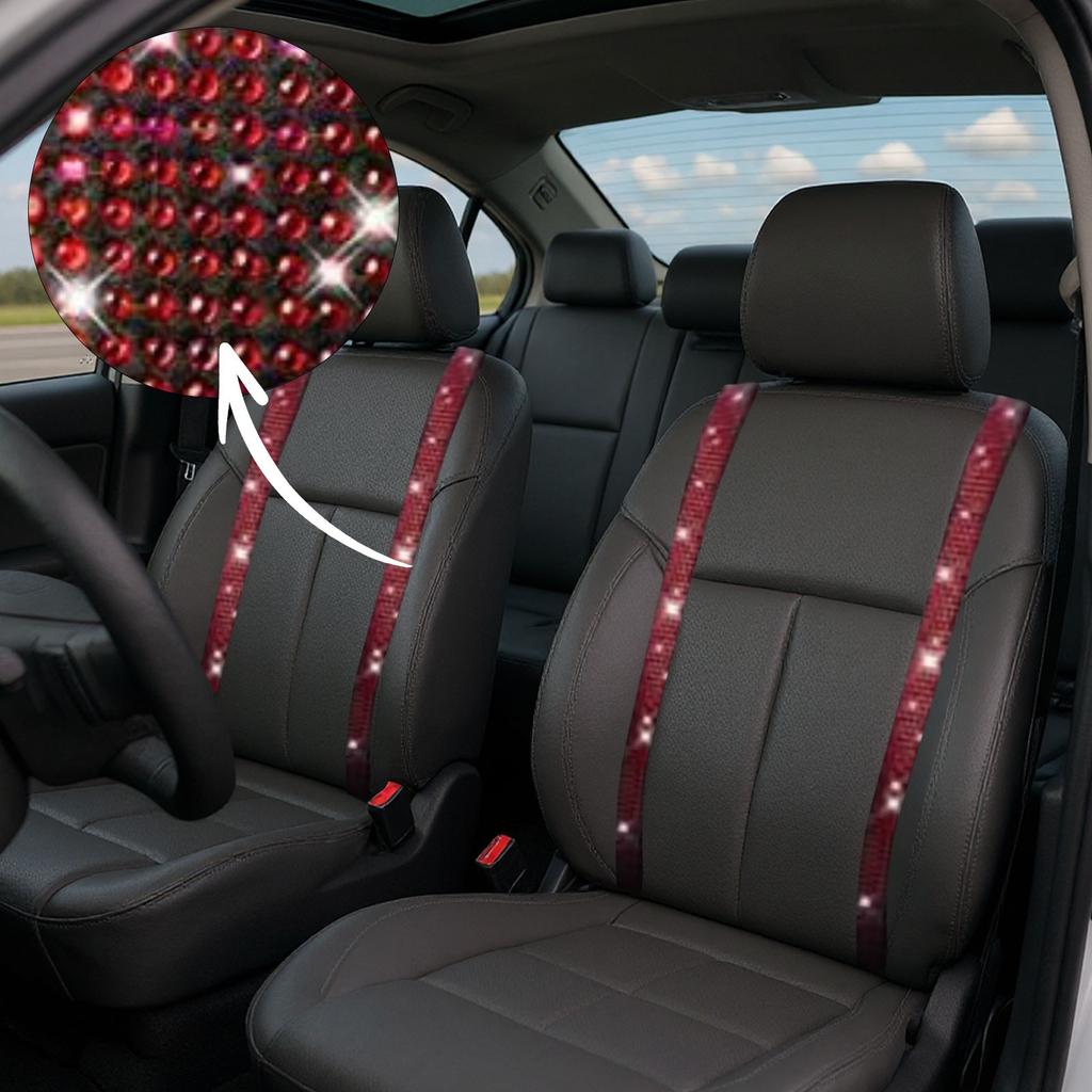 Leather Stitching Hot Diamond Diamond Diamond Water Rhinestone Universal Car Diamond Seat Cover