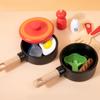 Children'S Wooden Simulation Playing House Pot Set, Kitchen Cooking, Cooking, Cutting, Cooking Utensils, Wooden Toys