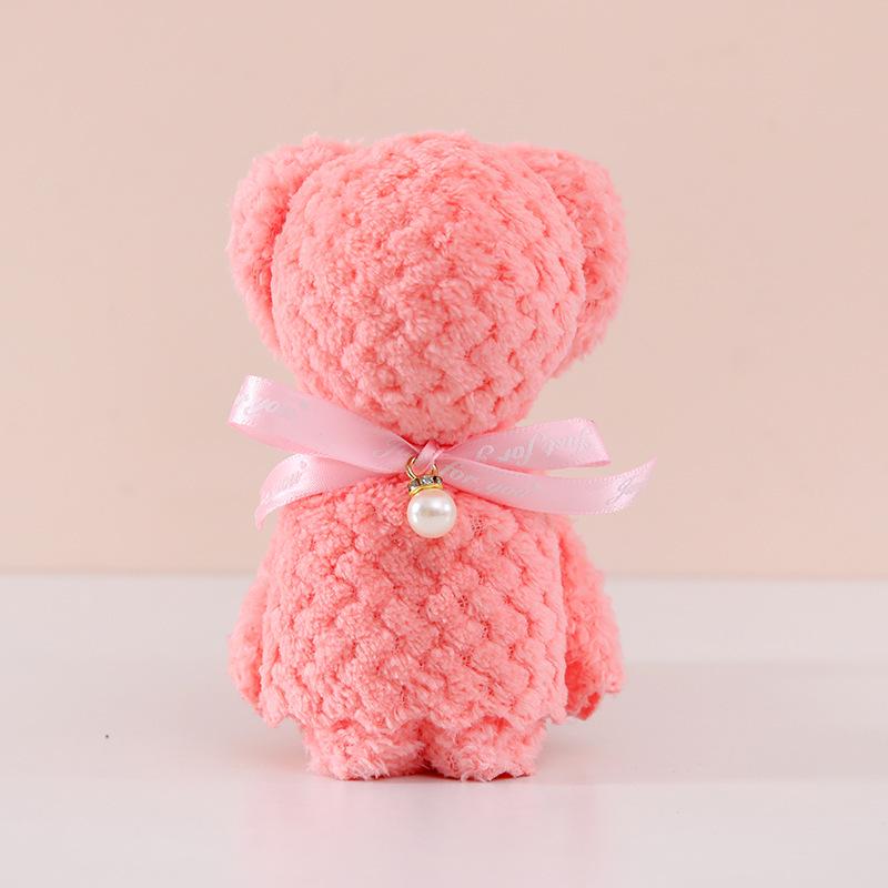

Little Bear Coral Fleece Towel - Souvenir Gift for Weddings & Celebrations 30*30 (Polyester)