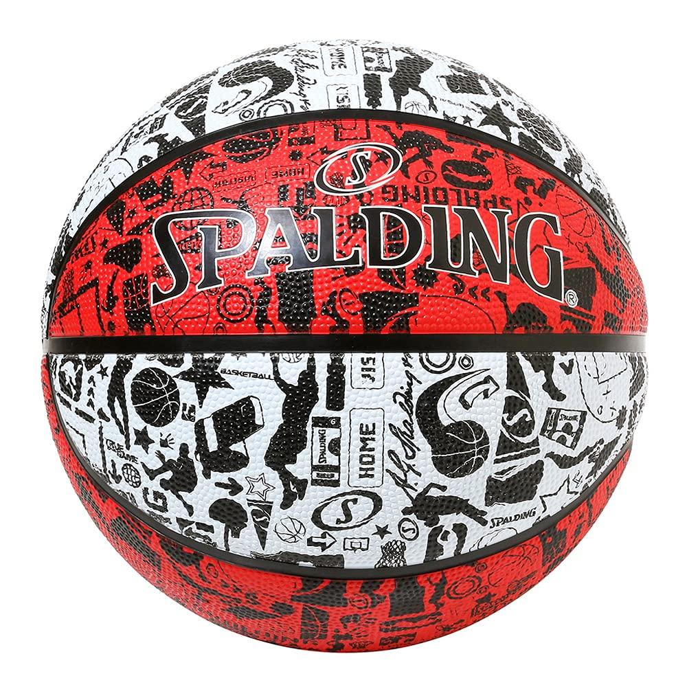 

Spalding Basketball Graffiti Red x White Size 5 Basketball Basket 84-517J