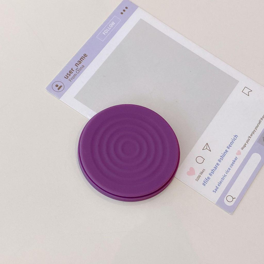 Water Ripple Silicone Phone Case with Magnetic Folding Stand