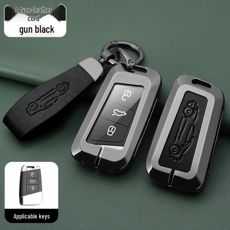 Metal Key Shell for Volkswagen Models: New Sagitar, Lavida Plus, Tayron, Tuon, Tiguan L, Bora, Magotan