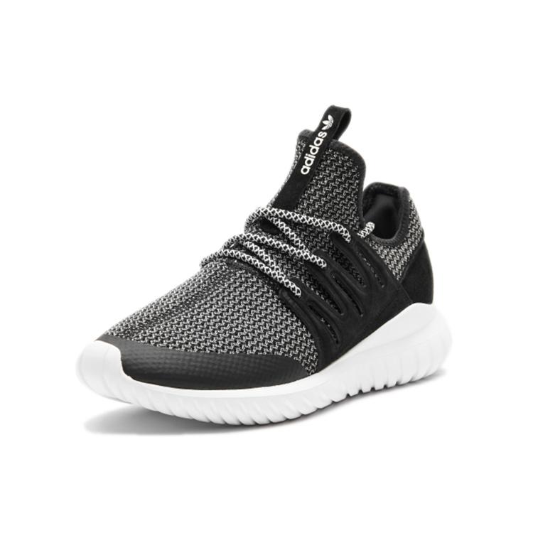 Adidas Tubular Cozy Breathable Running Shoes Black White Unisex 'Black White' BA7718