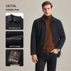 MONTAGUT Herren Gepolsterte Business Casual Winterjacke