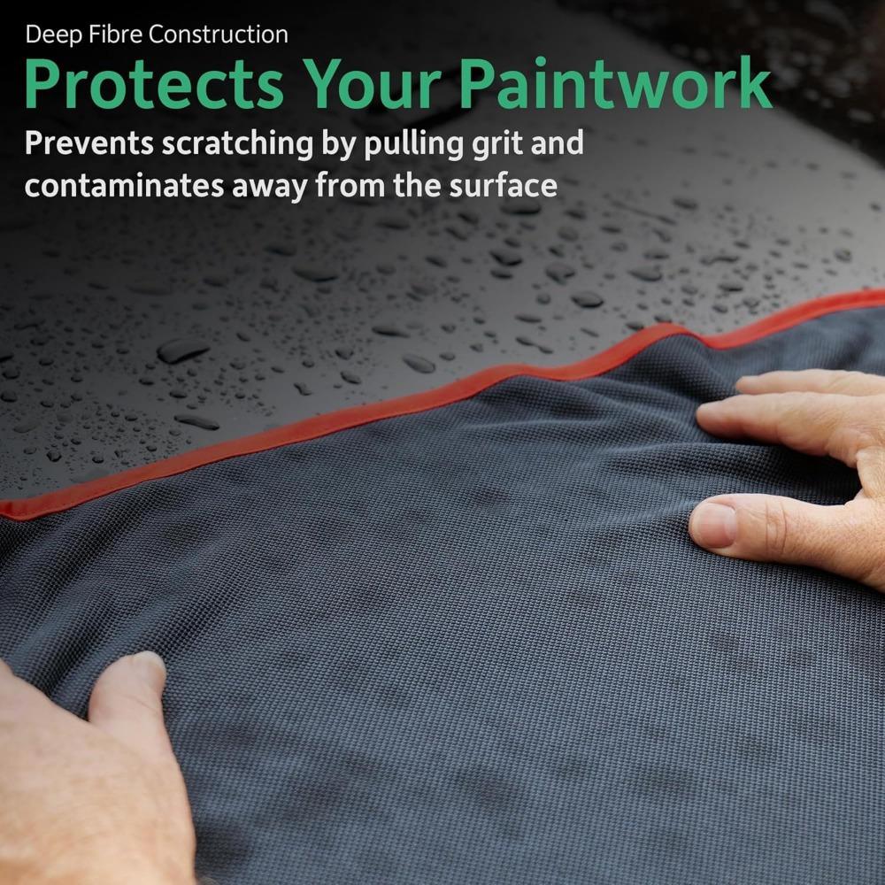 Großes 23,62*35,43 Zoll Auto-Trockentuch: Luxuriöse Mikrofaser-Autotücher, Schnelltrocknend und Streifenfrei, Geeignet für Autos, LKWs, Boote und Wasserfahrzeuge