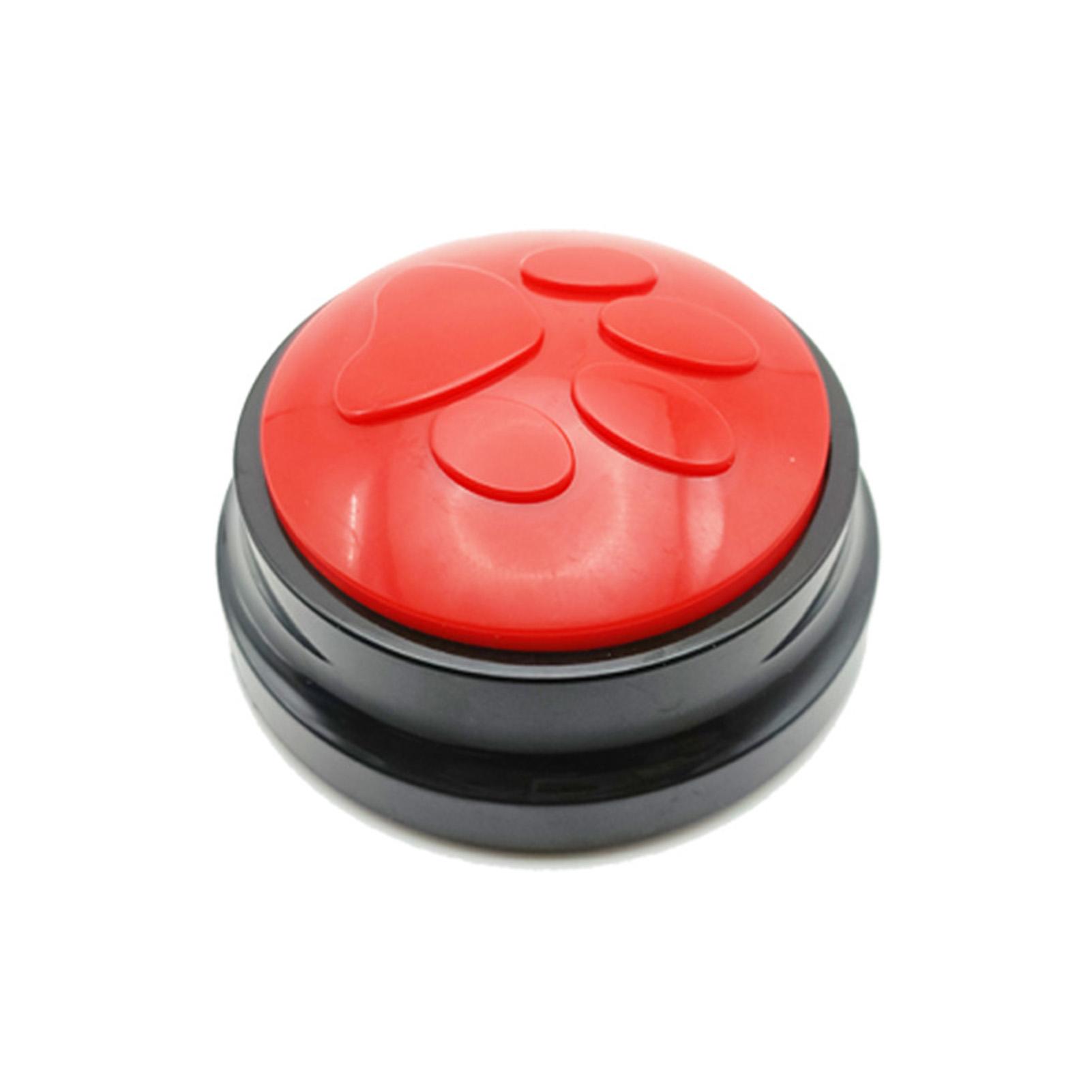 Dog Buttons for Communication Talking Pet Clear Sound Quality Recordable Answer Buzzers Exercise Pet s Body Interactive Dog Buttons red красный