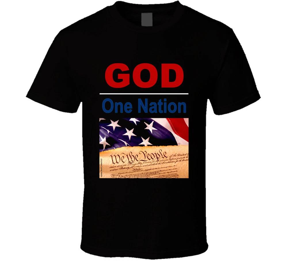 One Nation Under God Usa America July 4 Gift Patriotic T Shirt S