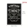 Tin Sign   Aged Perfectly Legend Birth Birthday Slogan Vintage Durable Metal Plaque Wall Decor Home Garage Bar Man Cave Wa