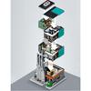 Downtown Office Building 3 Story 3828 Piece Streetview City Modular Building Block Brick MOC Model or Playset with Accessories